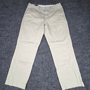 Polo Ralph Lauren Preston Pant Mens 38x32 Khaki Cotton Classic Fit Chinos